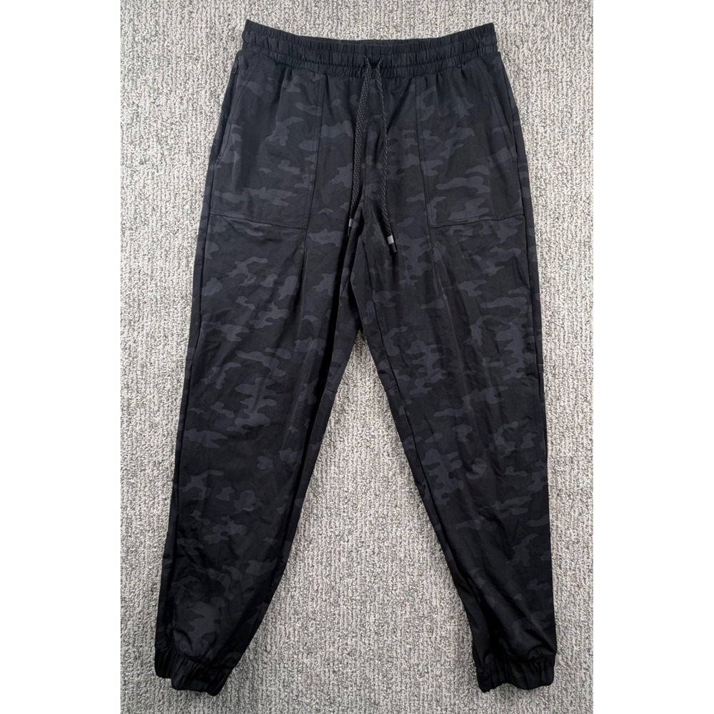 Fabletics Jogger Pants Womens Small Black Camo Activewear PT2356351-8821-17030
